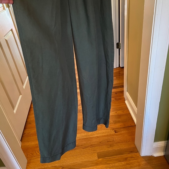 $520 EUC Women's Gerard Darel Nolwenn Khaki Army Green Jumpsuit Size 40 or 8 - Picture 9 of 9